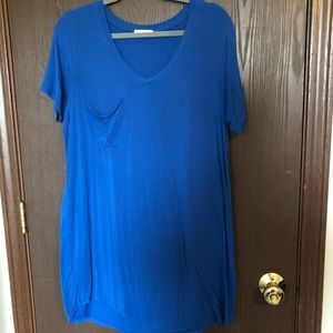 Blue T-Shirt Dress